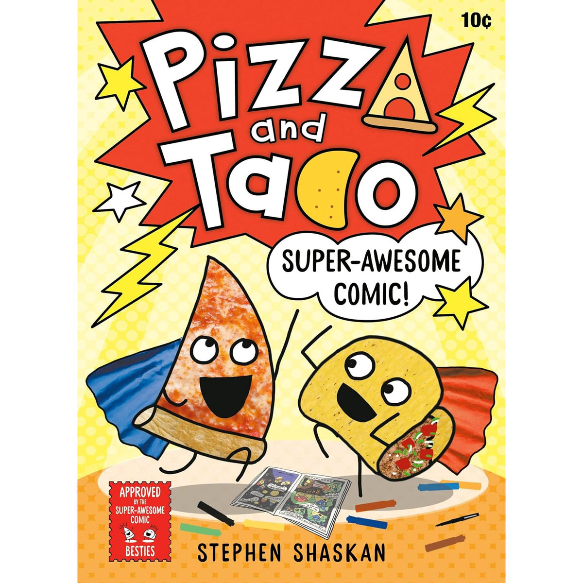 Book Title: Pizza and Taco: Super-Awesome Comic! – VOX Books