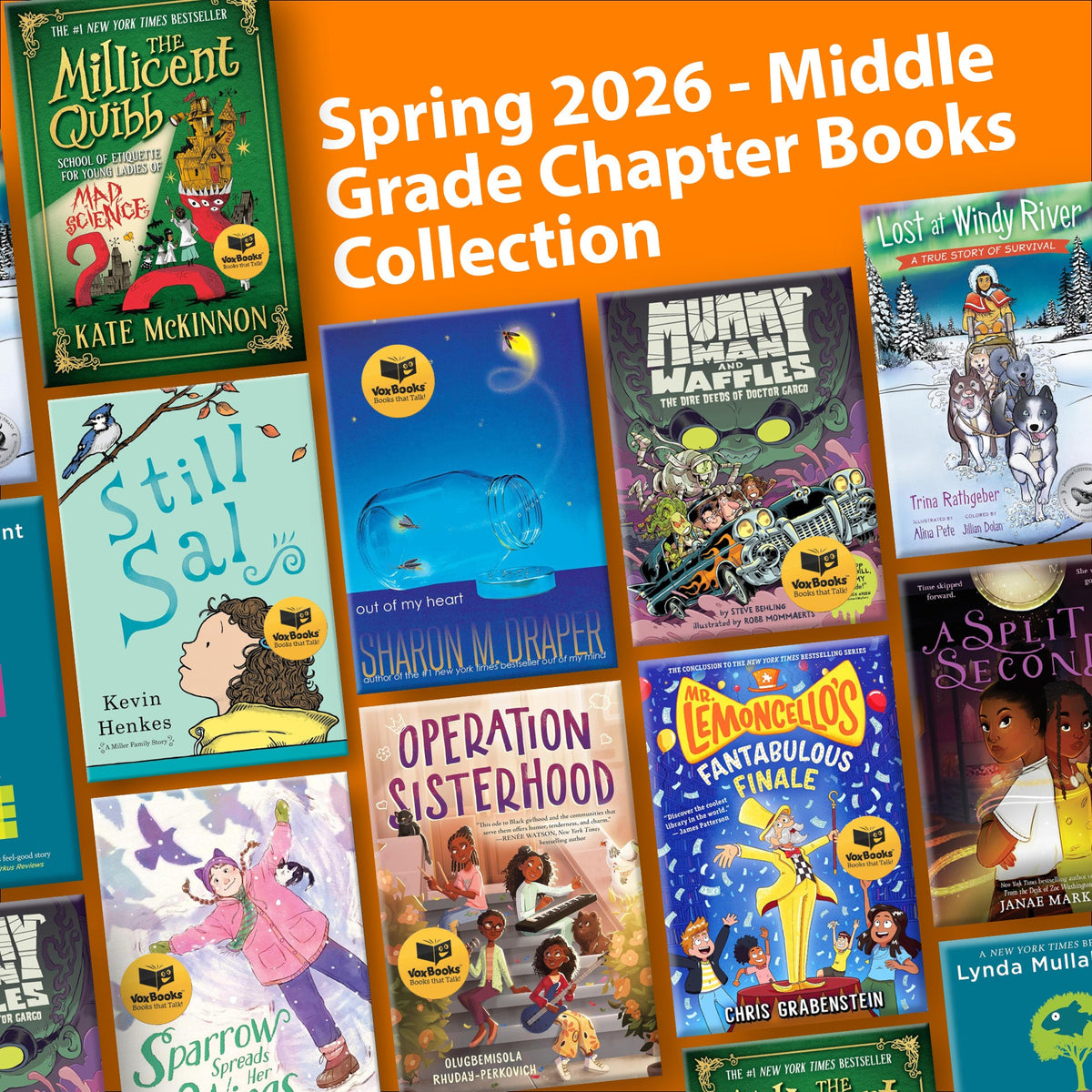 Spring 2026 - Middle Grade Chapter Books Collection – VOX Books