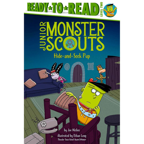 Book Title: Hide-and-Seek Pup: Ready-to-Read Level 2 (Junior Monster Scouts)