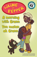 Book Title: Liline ak Pepper: A Morning with Grann / Yon Maten ak Grann